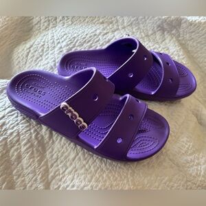 CROCS, Purple, Double strap, Sandals